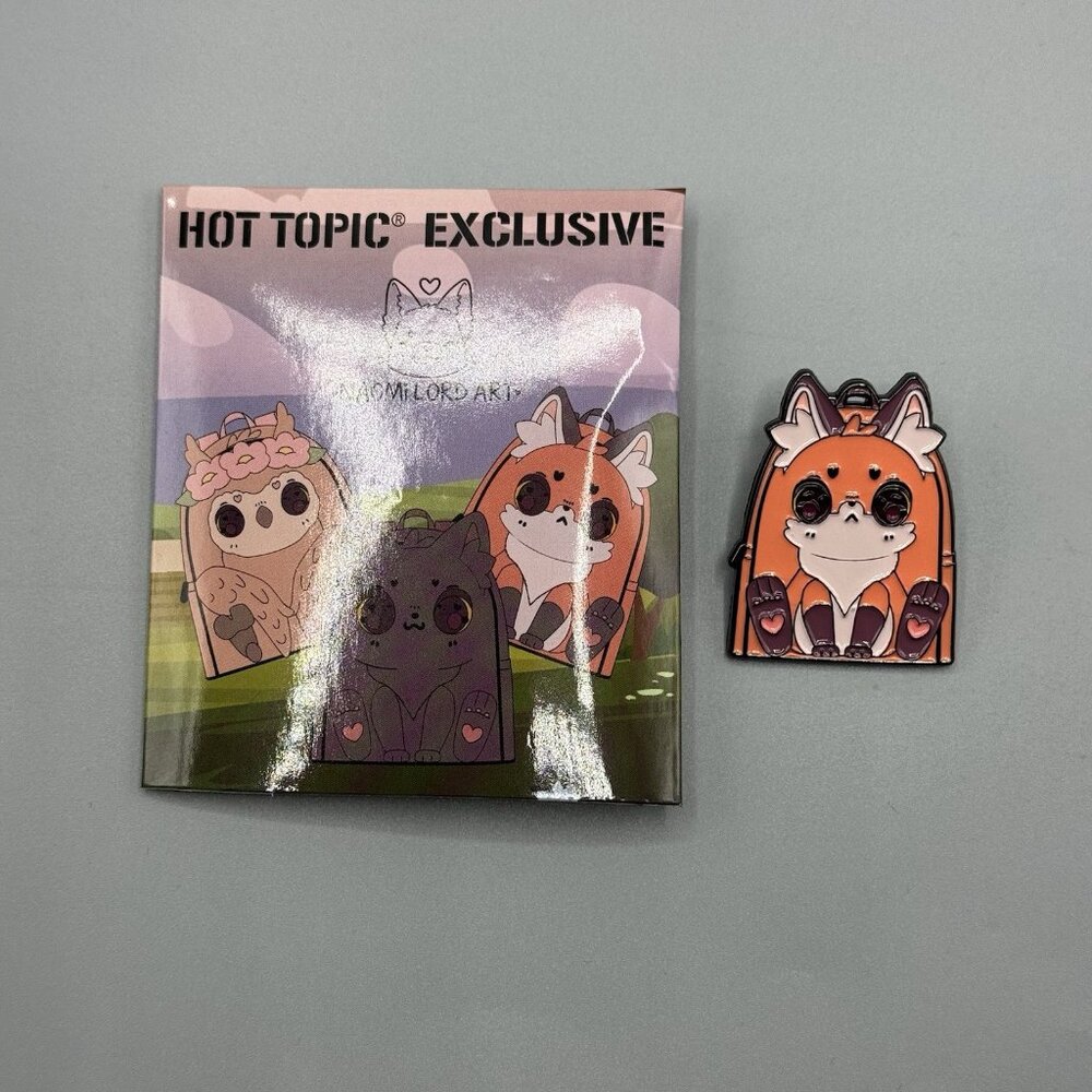 Naomi Lord Art Forest Creature Backpack Blind Pin New Open Box KATSUNE FOX